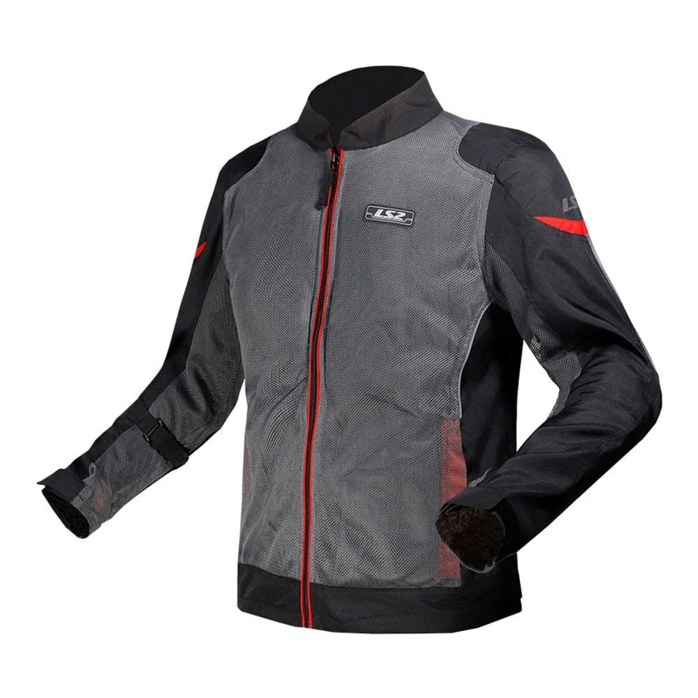 Jaqueta LS2 Airy Preto/Cinza/Vermelho - Spinelli Motos Boutique Jaqueta LS2 Airy Preto/Cinza/Vermelho - Spinelli Motos Boutique