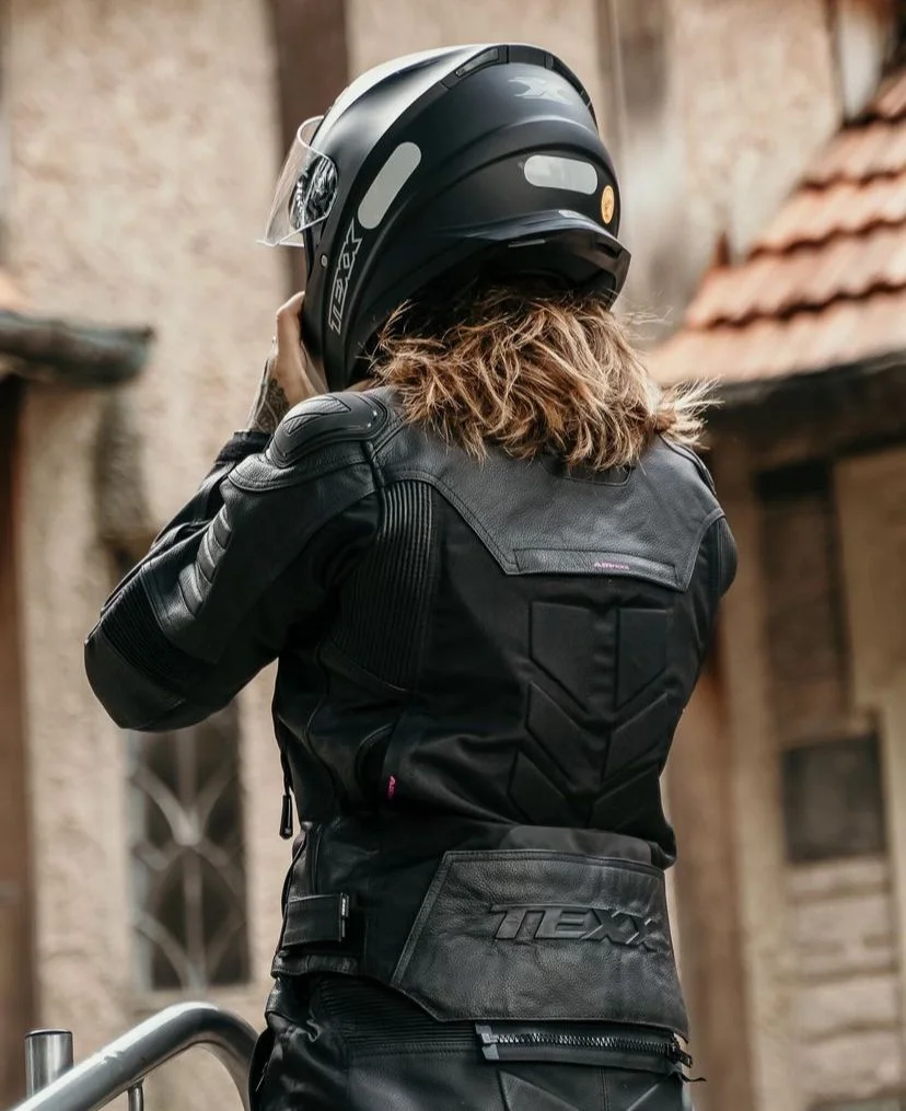 Jaqueta Texx Feminina Falcon V2 Preto/Rosa - Spinelli Motos Boutique
