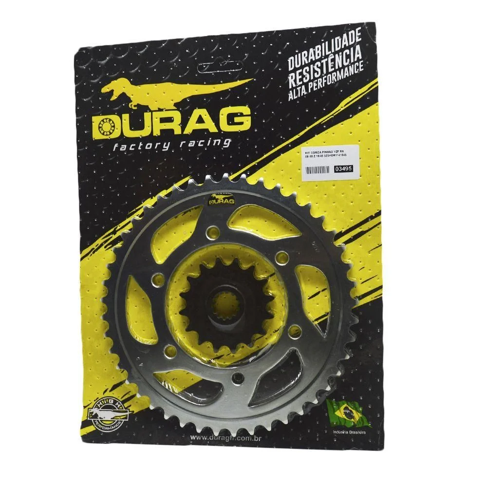 Kit Coroa e Pinhão Kawasaki Z800 13-16 (Passe 520 Z15/45D) - Durag