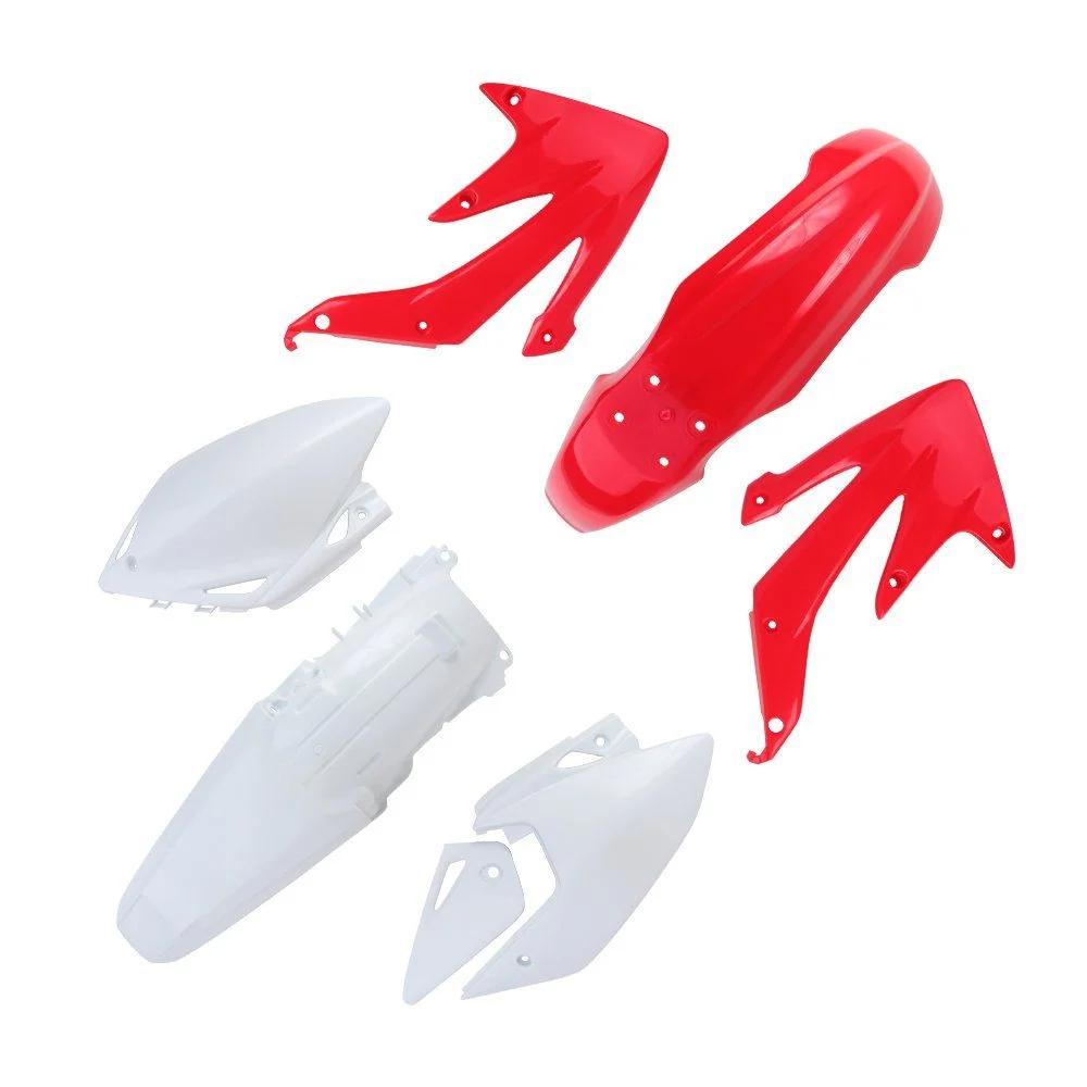 Kit Plástico CRF 450X 02-17 Vermelho/Branco - Spinelli Motos Boutique