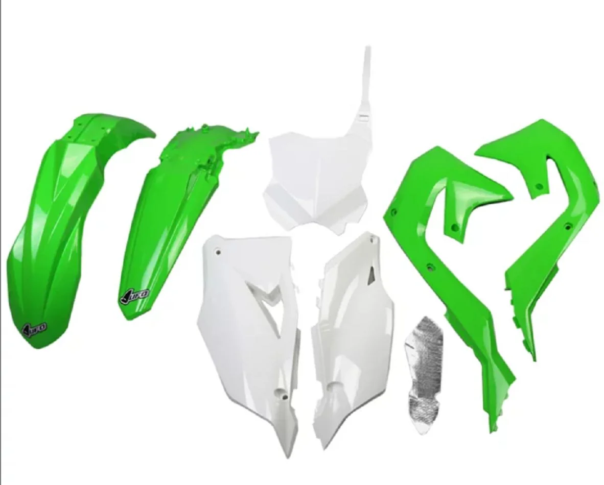 Kit Plástico KX 450 19-21 Verde/Branco (Original 19 ) C/Number