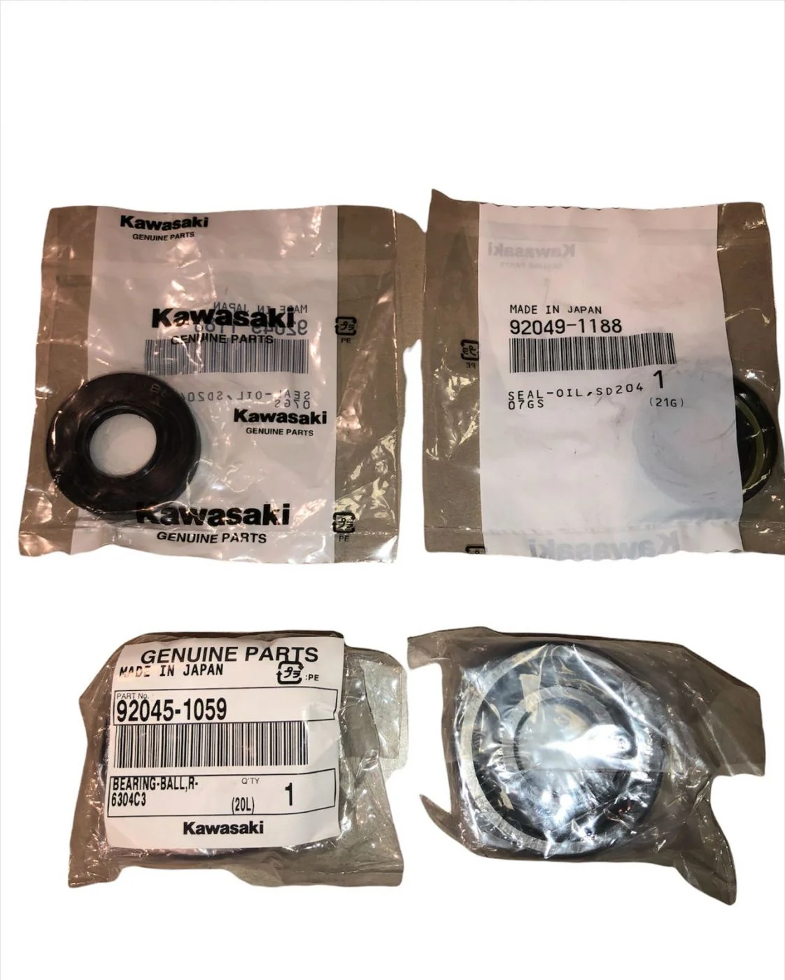 Kit Rolamento + Retentor de Virabrequim KX 65 - KX 85 - KX 100