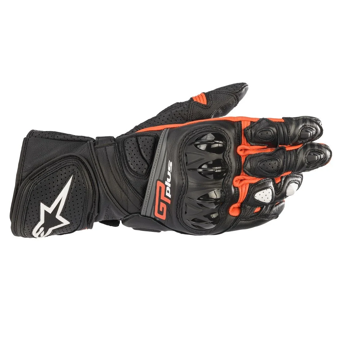 Luva Alpinestars GP Plus R V2 Preto/Vermelho - Spinelli Motos Boutique
