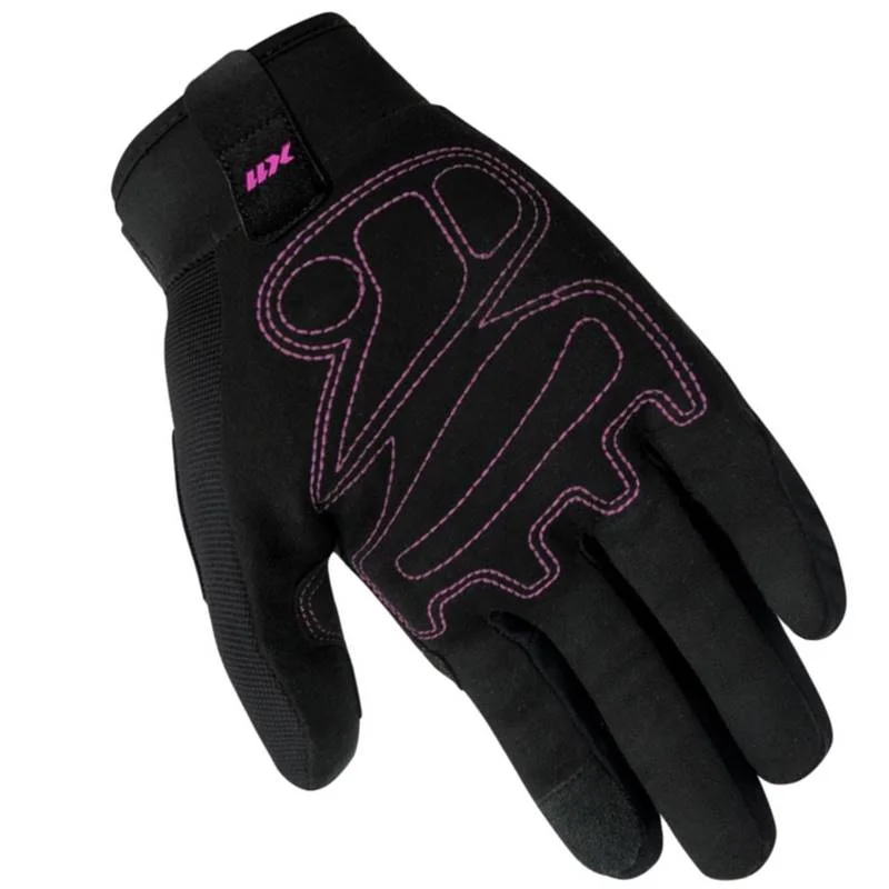 Luva X11 Nitro Win FF Tronix Preto/Rosa Feminina - Spinelli Motos
