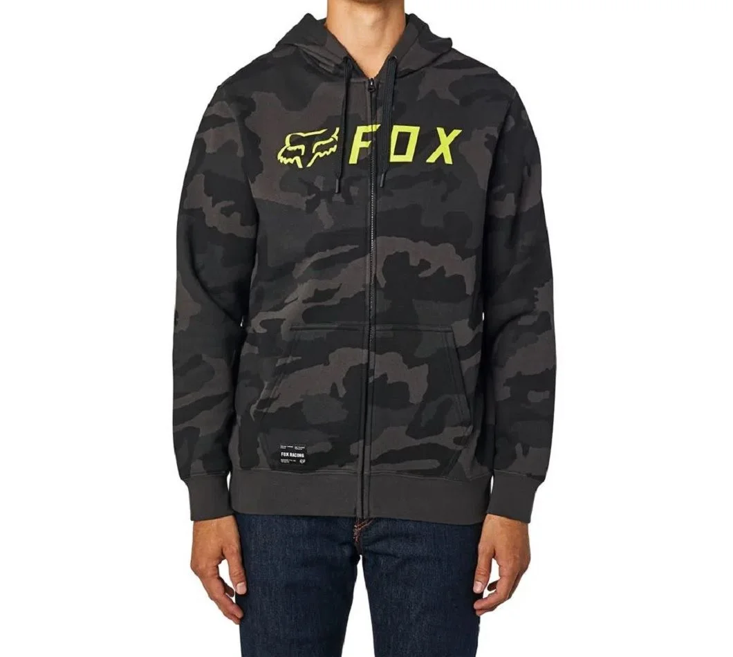 Moletom Fox Apex Zip Camo/Preto - Spinelli Motos Boutique