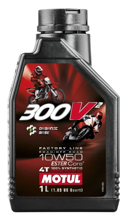 Óleo Motul 300V² 10W50 4T 1L Sintético - Spinelli Motos Boutique