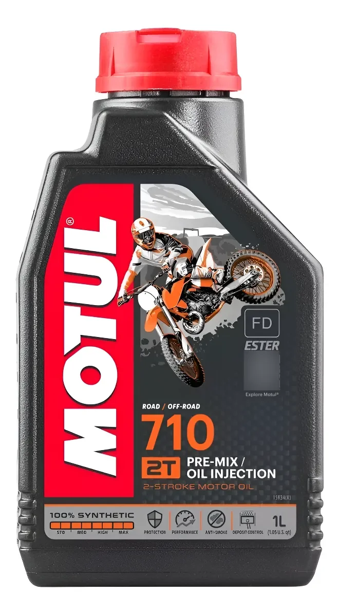 Óleo Motul 710 2T 1L Sintético - Spinelli Motos Boutique