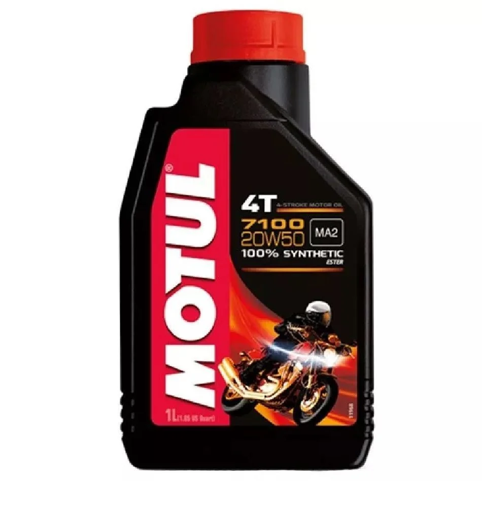 モチュール 7100 4T MA2 20W-50 1L 4缶 4本 正規品 Óleo De Motor 20W50 1L Motul 7100 4T - Vivemos Moto