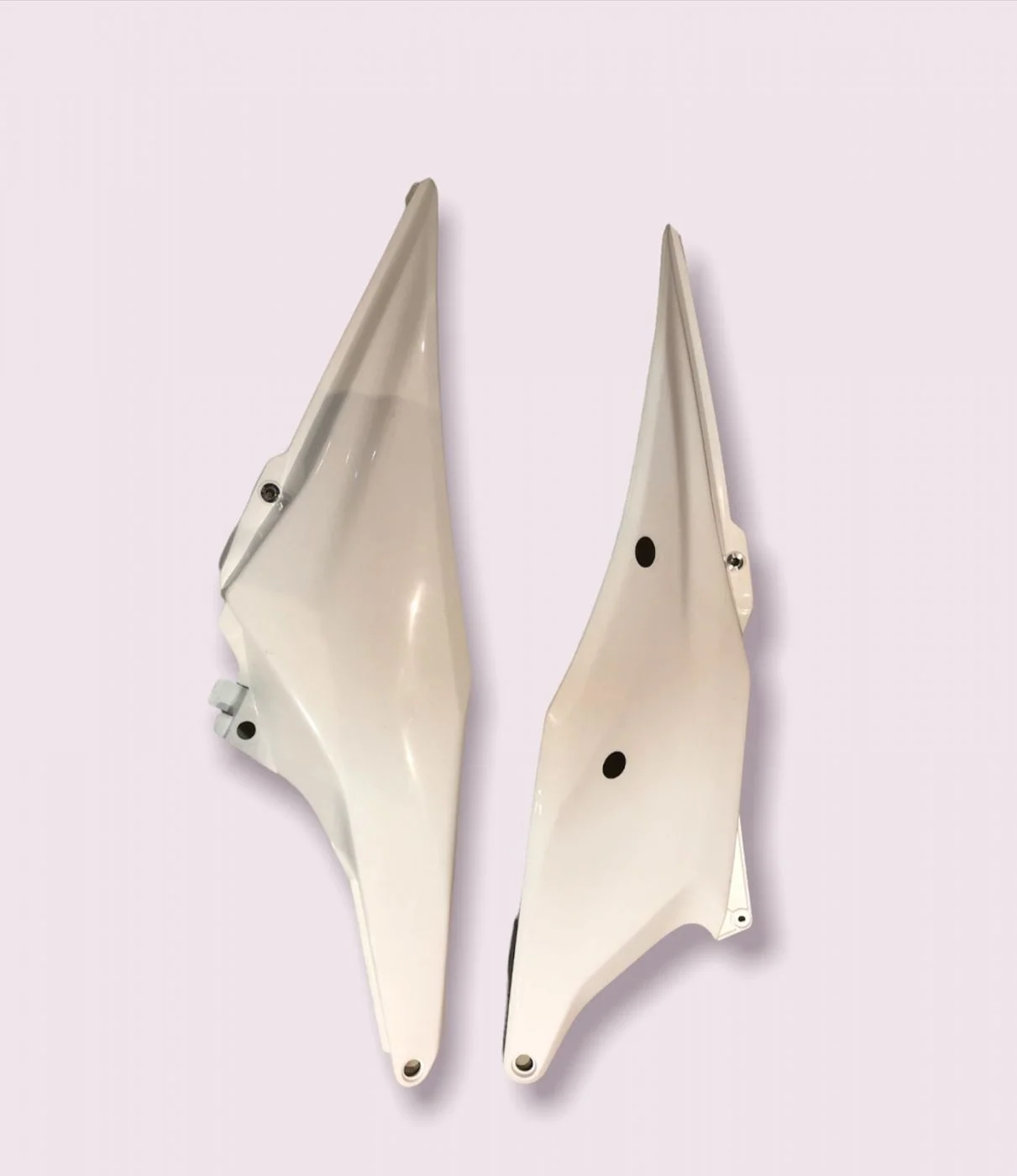 Par Number Plate Lateral MXF 250/300 RX 18-20 4T Branco - Spinelli