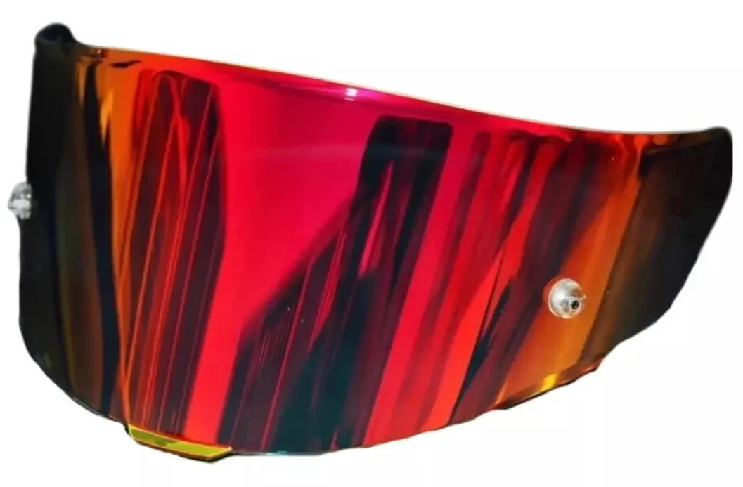 Viseira KYT R2R Iridium Vermelho - Spinelli Motos Boutique