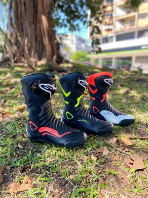 Bota Alpinestars SMX-6 V2 Preto/Amarelo - Spinelli Motos Boutique