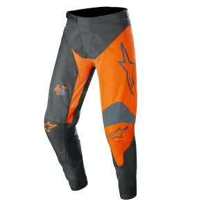 Calça Alpinestars Racer Supermatic 22 - Anthracite/Laranja
