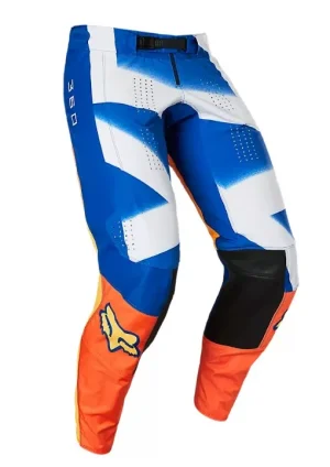 Calça Fox 360 Rkane Laranja/Azul - Spinelli Motos Boutique