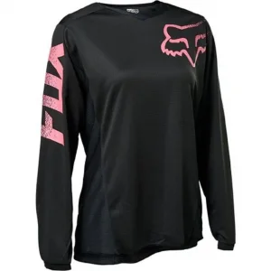 Camisa Fox 180 Blackout 2022 Feminina Preto/Rosa