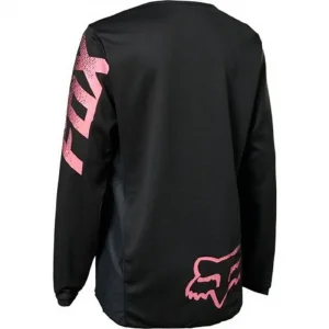 Camisa Fox 180 Blackout 2022 Feminina Preto/Rosa - Spinelli Motos