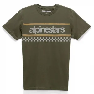 Camiseta Alpinestars Finish Premium Verde Militar