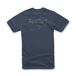 Camiseta Alpinestars Ride 2.0 Camo Azul