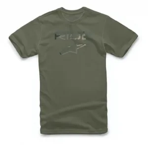 Camiseta Alpinestars Ride 2.0 Camo Verde Militar