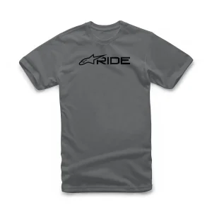 Camiseta Alpinestars Ride 3.0 Cinza Escuro/Preto