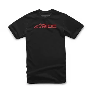 Camiseta Alpinestars Ride 3.0 Preto/Vermelho