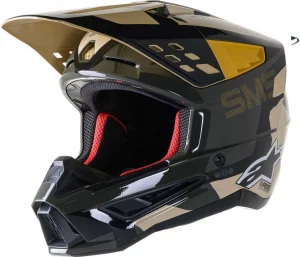 Capacete Alpinestars SM5 Rover 22 - Preto/Camuflado