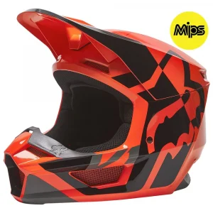 Capacete Fox V1 Mips 2022 Lux Laranja