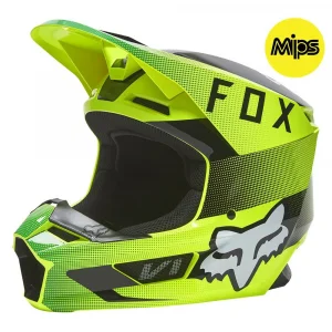 Capacete Fox V1 Mips 2022 Ridl Amarelo