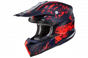 Capacete HJC Off I50 Red Bull Preto/Vermelho - Spinelli Motos Boutique