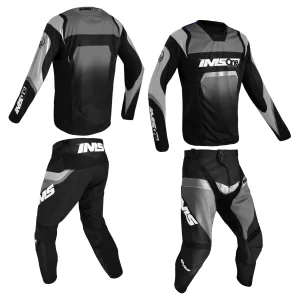 Conjunto IMS One 2025 Cinza/Preto - Spinelli Motos Boutique