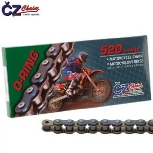 Corrente Transmissão CZ Chains 520 x 118L Profissinal C/ O-ring