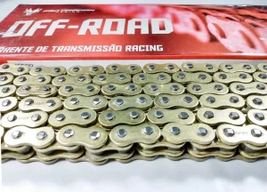 Corrente Transmissão Red Dragon 520Hx x 120L C/ O-ring Max. 450cc Dourada