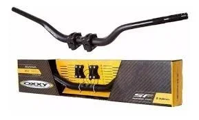 Guidão OXXY Fatbar 31,75mm (Big Trail) + Adaptador - Preto