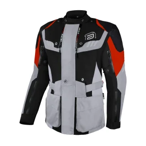 Jaqueta ASW Pangea Preto/Cinza/Vermelho - Spinelli Motos Boutique