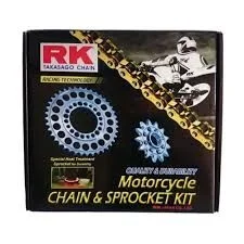 Kit Coroa e Pinhão + Corrente Honda CBR 600RR 07-16 (Passe 525 112L/Z16/41D) - RK Takasago