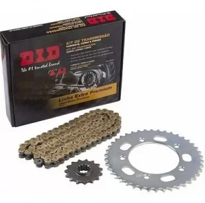 Kit Coroa e Pinhão + Corrente Yamaha XJ6 09-18 (Passe 520 118L/Z16/46D) Linha Extra premium - Did