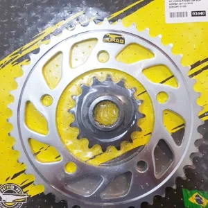 Kit Coroa e Pinhão Honda CB 600F Hornet 08-13 (Passe 525 Z16/43D) - Durag