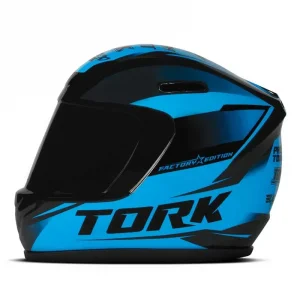 Mini Capacete Pro Tork Azul Neon Cofre