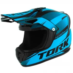 Mini Capacete Pro Tork Cross Azul Neon