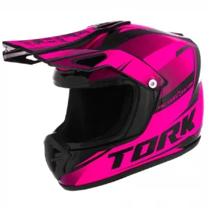 Mini Capacete Pro Tork Cross Rosa Neon