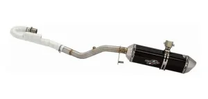 Ponteira + Curva Viola Honda TRX 420 Fourtrax 14-26 MS1 Full Inox