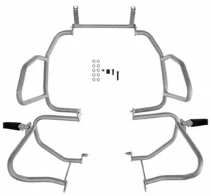 Protetor de Motor e Carenagem C/ Pedaleiras BMW R 1200 GS 13-18 Sport /Premium - Chapam Prata