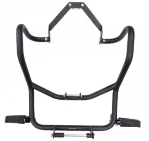 Protetor de Motor e Carenagem C/ Pedaleiras Honda BROS 160 15-22 - Chapam Preto Fosco