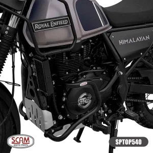 Protetor de Motor e Carenagem C/ Pedaleiras Royal Enfield Himalayan - SCAM Preto Fosco