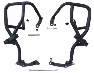 Protetor de Motor e Carenagem C/ Pedaleiras Triumph Tiger 1200 Explorer 17-19 - Chapam Preto Fosco