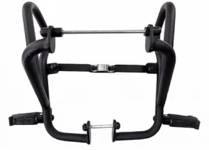 Protetor de Motor e Carenagem C/ Pedaleiras Yamaha XTZ 150 Crosser - Chapam Preto Fosco