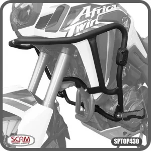 Protetor de Motor e Carenagem Honda Crf 1000 Africa Twin Preto- Scam