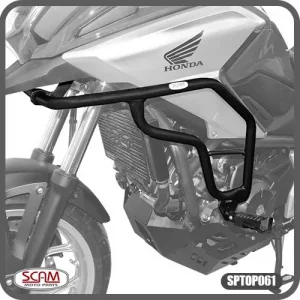 Protetor de Motor e Carenagem C/ Pedaleiras Honda NC 700X /750X ATÉ 21 - SCAM Preto Fosco