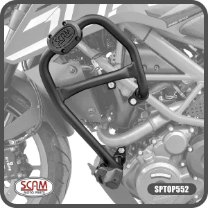 Protetor Motor e Carenagem Dianteiro C/ Pedaleiras KTM Duke 390 - Scam