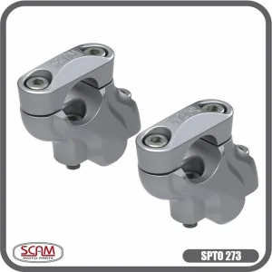 Riser Fixo Scam BMW Prata 28,5mm