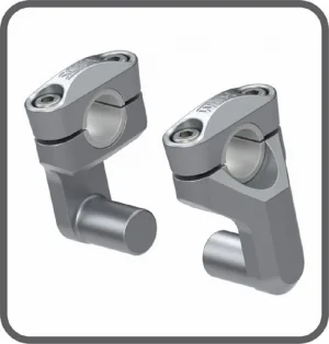 Riser Regulável Scam Prata 22,2mm P/28,5mm